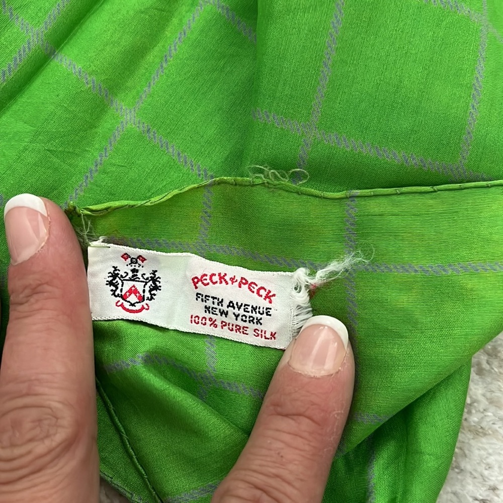 Silk Green scarf